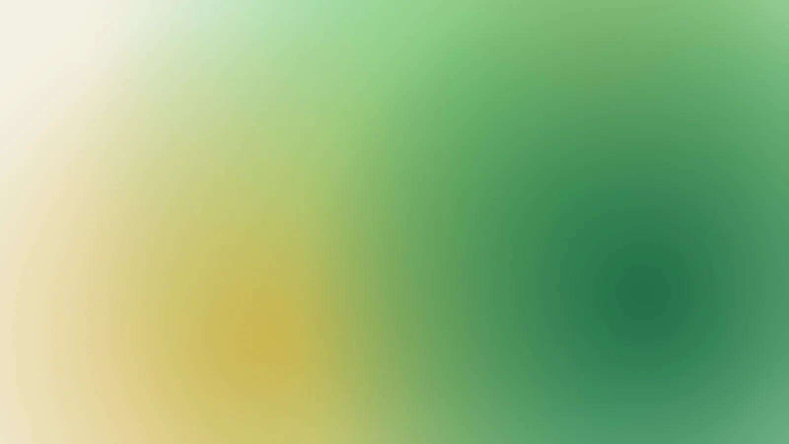 Warm green and gold gradient, like light over a field