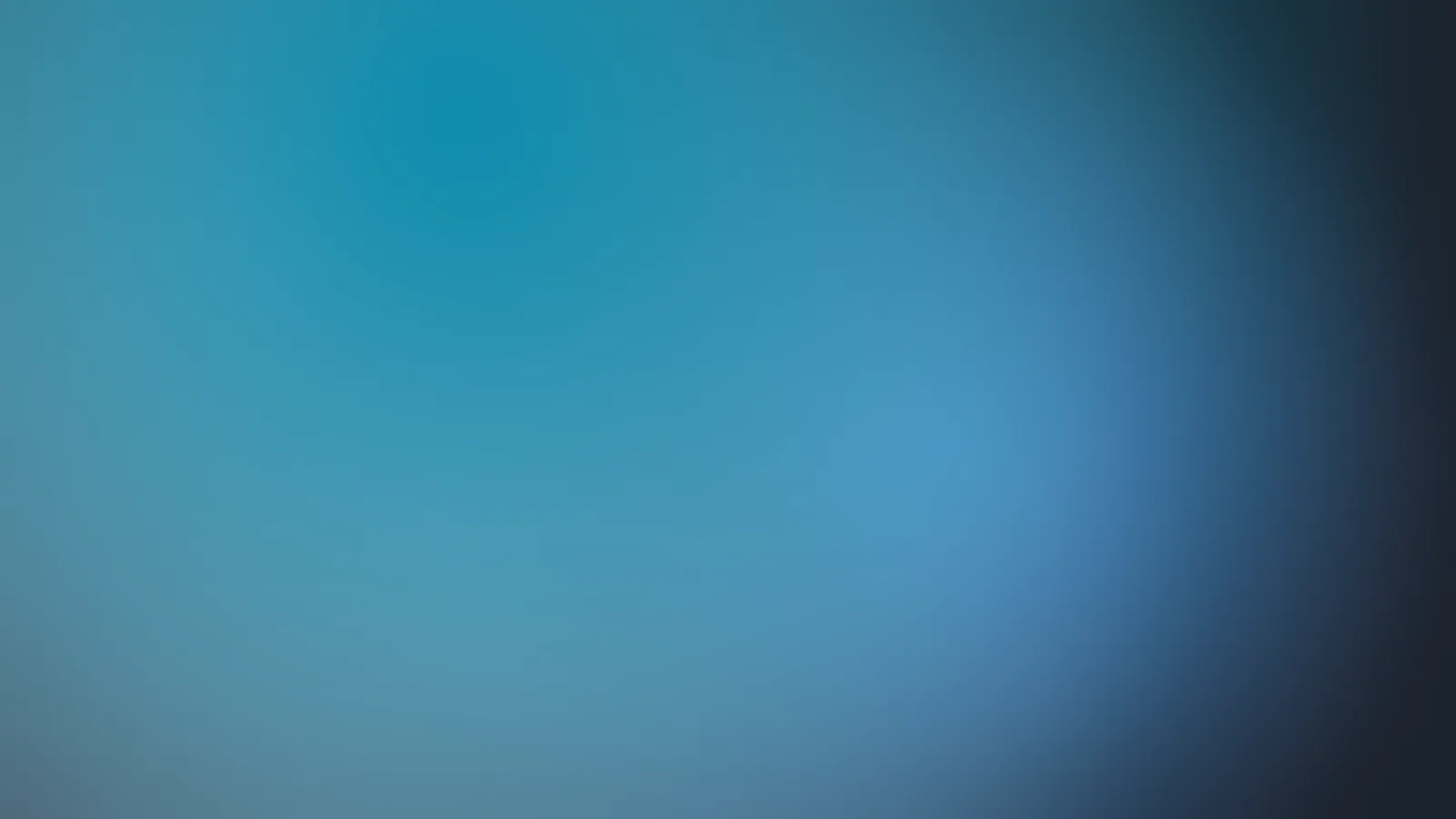 Cool slate gradient with a soft blue light