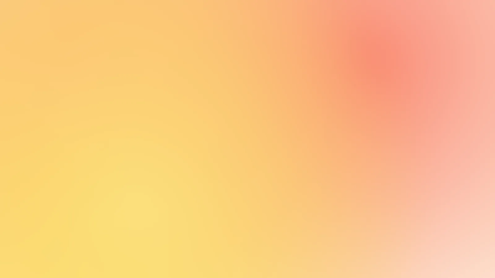 Citrus gradient in yellow and coral