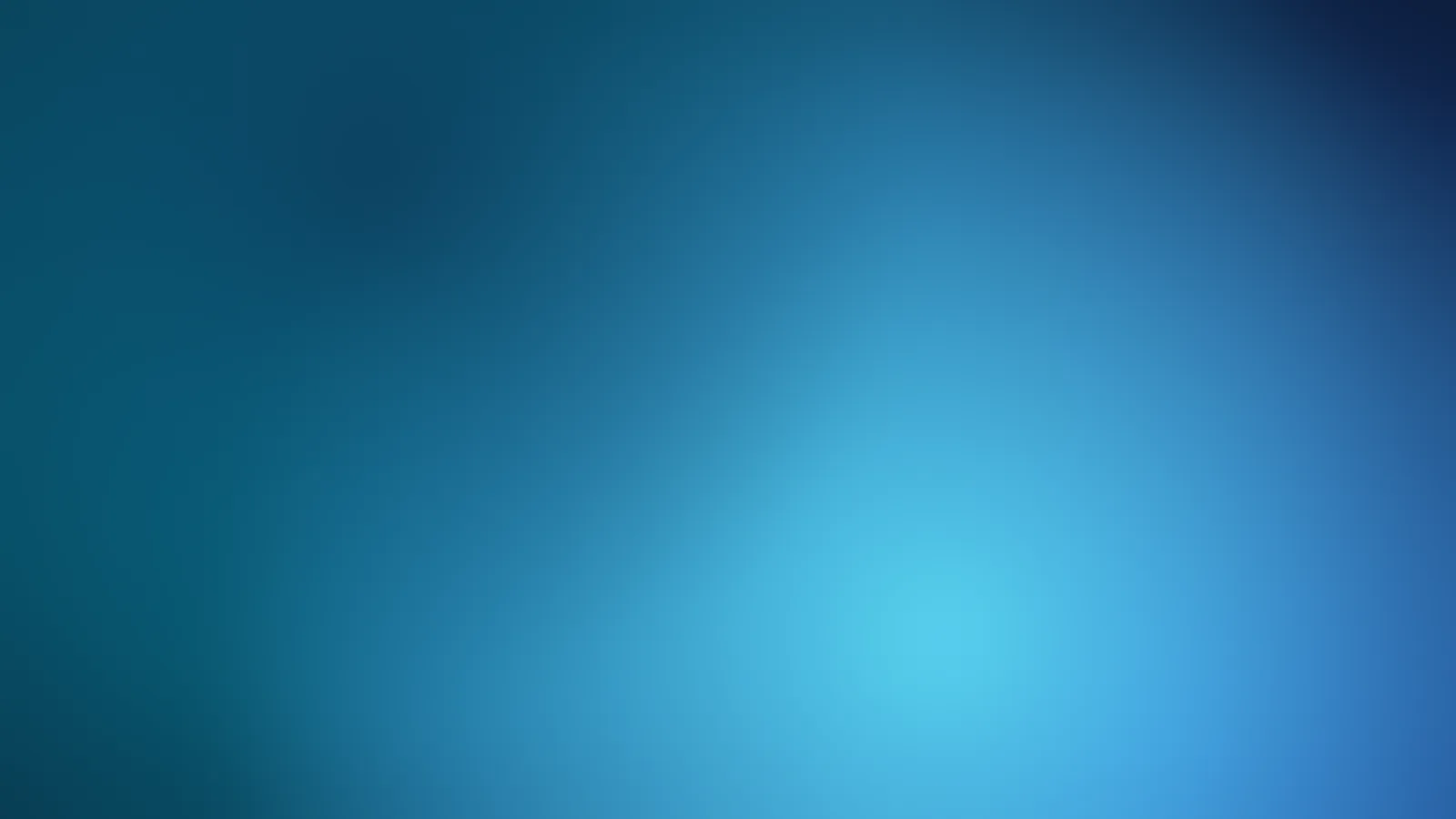 Cool blue gradient over deep ink