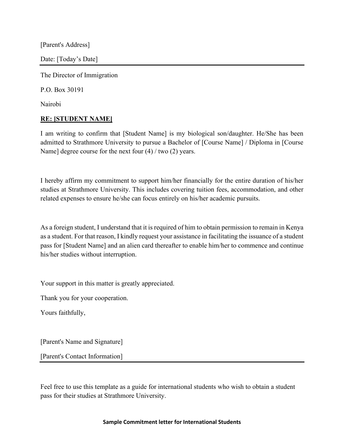 Sample Commitment Letter 20241223 205746 first page preview